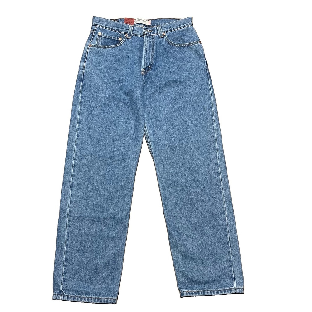 Vintage Levi's Mens Jeans 32x30 Blue 550 Relaxed Fit Y2K Deadstock New With Tags